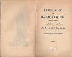 Leiria - Memória Sobre O Templo E Culto De Nossa Senhora Da Encarnação Por Tito De Sousa Larcher - Livres Anciens