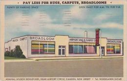 New Jersey Camden Airport Rug &amp  Carpet Co 1950 - Camden