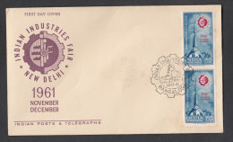 INDIA, 1961,   FDC,  Indian Industries Fair New Delhi,  Bangalore  Cancellation - Covers & Documents