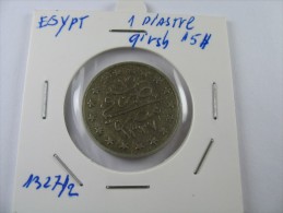 EGYPT 1  PIASTRE  QIRSH 1327/2 AH 1910  KM 306  COIN LOT 15 NUM  5  . - Egipto