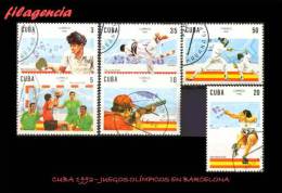 USADOS. CUBA. 1992-02 JUEGOS OLÍMPICOS EN BARCELONA - Usados