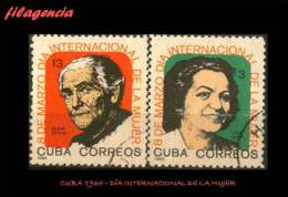 USADOS. CUBA. 1965-03 DÍA INTERNACIONAL DE LA MUJER - Oblitérés