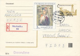 I2932 - Czechoslovakia (1983) 049 34 Markuska - Lettres & Documents