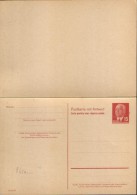 Germany/DDR - Postal Stationery Postcard(double) With Paid Answer Unused,1956 - P65/a,Wilhelm Pieck - 2/scans - Postales - Nuevos