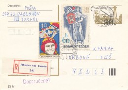 I2936 - Czechoslovakia (1979) 049 43 Jablonov Nad Turnou - Lettres & Documents