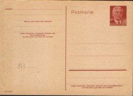 Germany/DDR - Postal Stationery  Postcard, Unused,1956 - P69 ,Wilhelm Pieck - Postales - Nuevos