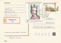 I2946 - Czechoslovakia (1982) 900 45 Malinovo - Lettres & Documents