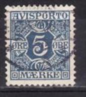 1372 - Danemark 1907 - Journaux Yv.no.2 Oblitere - Port Dû (Taxe)