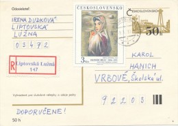 I2954 - Czechoslovakia (1983) 034 72 Liptovska Luzna - Lettres & Documents