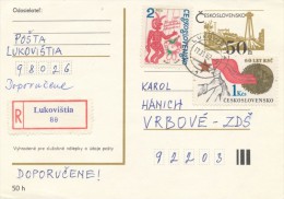 I2955 - Czechoslovakia (1982) 980 26 Lukovistia - Lettres & Documents