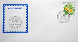 Iceland 1985 Blumen MiNr.612 Special Cancel Cover 6-3-1985  ( Lot 3068 ) - Cartas & Documentos