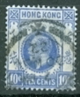 Grossbritannien Hongkong 10 C. Gest. Englischer König - Altri & Non Classificati