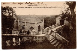 CP, 56, FAOUET, Chapelle Ste-Barbe Et Oratoire St-Michel Au FAOUËT (ensemble), Dos Simple, Voyagé En 1903 - Faouët