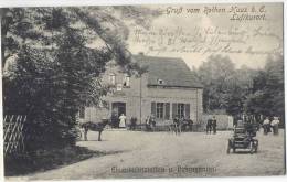 Gruß Vom Rothen Haus Bei Eilenburg Eisenbahn Station U Postagentur Oldtimer 18.8.1912 Gelaufen - Eilenburg