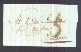 1842.- RÍO SECO A VALLADOLID - ...-1850 Prephilately