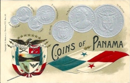 Postcard (Coins / Money) - Panama - Monnaies (représentations)