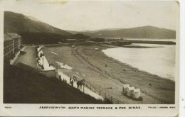 DYFED - ABERYSTWYTH -  SOUTH MARINE TERRACE & PEN DINAS RP Dyf32 - Cardiganshire