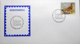 Iceland 1987 Vôgel  MiNr..668  Special Cancel Cover ( Lot 3051 ) - Brieven En Documenten