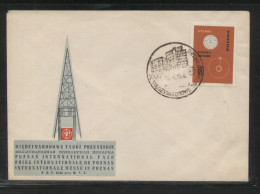 POLAND 1964 XXXIII INTERNATIONAL POZNAN TRADE FAIR COMMERATIVE COVER TYPE 1 BUILDING ARCHITECTURE - Storia Postale