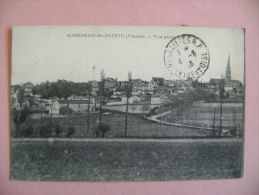 CP MIREBEAU DE POITOU VUE GENERALE - ECRITE EN 1916 - Mirebeau
