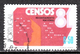 PORTUGAL - 1981,  Censos 81.   6.50   (o)     MUNDIFIL  Nº 1502 - Used Stamps