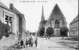 72-239 - SARTHE - MELLERAY - Rue De La Gare - Montmirail