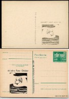 DDR P79-13-77 C48 Postkarte PRIVATER ZUDRUCK ABKLATSCH Roter Oktober Ludwigsfelde 1977 - Privé Postkaarten - Ongebruikt