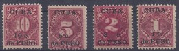 CUBA 1899 - Edifil #Taxa 1/4 - MLH * - Unused Stamps