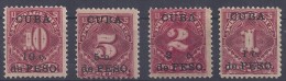 CUBA 1899 - Edifil #Taxa 1/4 - MLH * - Nuovi