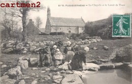 PLOUGUERNEAU LA CHAPELLE ET LE LAVOIR DU TRAON LAVANDIERE LESSIVEUSE 29 FINISTERE - Plouguerneau