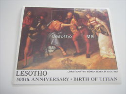 Delcampe - Lesotho-Art-Painting-Titi An - Lesotho (1966-...)