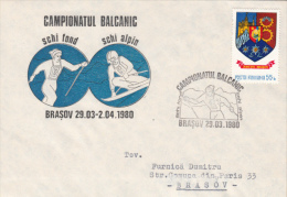Delcampe - SKIING, CROSS-COUNTRY AND ALPINE SKIING, SPECIAL COVER, 1980, ROMANIA - Ski