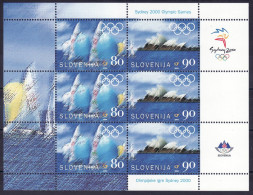 2509/ Slowenien Slovenia 2000 MiNr. 308 - 309 ** MNH Mini Sheet Kleinbogen Opera House Sydney Segelregatta Sailing - Summer 2000: Sydney
