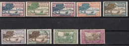 Nelle Caledonie  Série 1928 Baie De La Pointe  9 Valeurs - Used Stamps