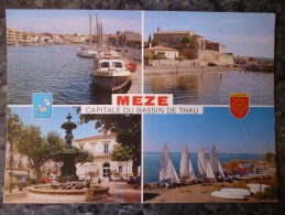 MEZE (34) .LOT DE 3 CPM. ANNEES 1970-80. - Mèze