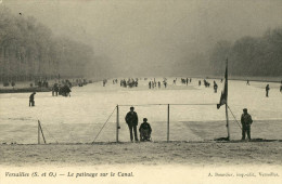 CPA( Sport Patinage A Glace)     VERSAILLES Le Patinage Sur Le Canal - Figure Skating