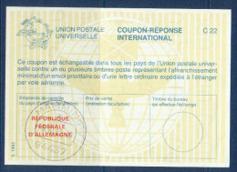 Coupon-réponse International, Type 27 (UPU Vertical , + 9.1992) , MAMMING, ALLEMAGNE (  Cr 48) - Cupón-respuesta