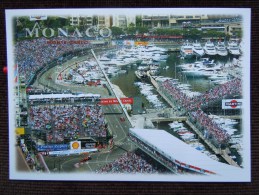 Grand Prix De Monaco , Gradin Devant Le Port , Yachts à Quai à Monte-Carlo - Grand Prix / F1