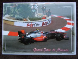 Grand Prix De Monaco , Mecedes-Benz Dans Un Virage à Tete D´épingle - Grand Prix / F1