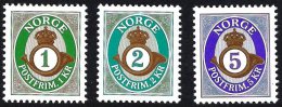 Norway Norge 2001 2002 - Posthorn - 1; 2; 5 Kr. - Neufs