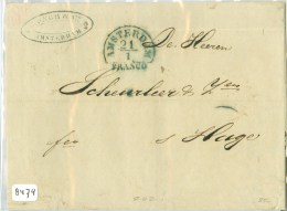 E.o. BRIEFOMSLAG Uit 1845 Van AMSTERDAM Naar ´s-GRAVENHAGE (8474) - ...-1852 Prephilately