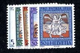 2640 Switzerland 1966  Michel #836-40  Mnh**  Scott #B356-59 ~Offers Always Welcome!~ - Ongebruikt