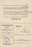 GREMAN OCCUPATION  1941  POSTCARD SENT FROM POZNAN - Other & Unclassified
