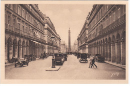 France Paris 1925 Rue De Castiglione Street, Car Cars Transport - Statue