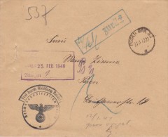 GERMAN OCCUPATION  1940  LETTER SENT FROM POZNAN - Other & Unclassified