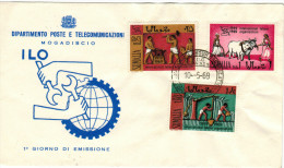 SOMALIA - 1969 - ORGANIZZAZIONE INTERNAZIONALE DEL LAVORO - FDC - ILO