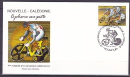 NOUVELLE CALEDONIE -1 Er Jour  -  Cyclisme Sur Piste  -  2001  -    -  - - FDC