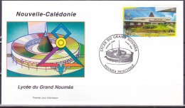 NOUVELLE CALEDONIE -1 Er Jour  -  Lycée Nouméa  -  2003 -    -  - - FDC