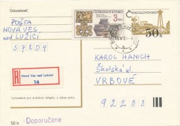 I2968 - Czechoslovakia (1983) 378 09 Nova Ves Nad Luznici - Lettres & Documents