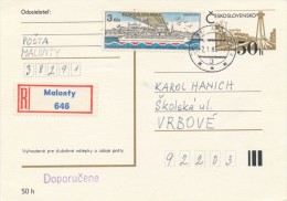 I2969 - Czechoslovakia (1983) 382 91 Malonty - Lettres & Documents